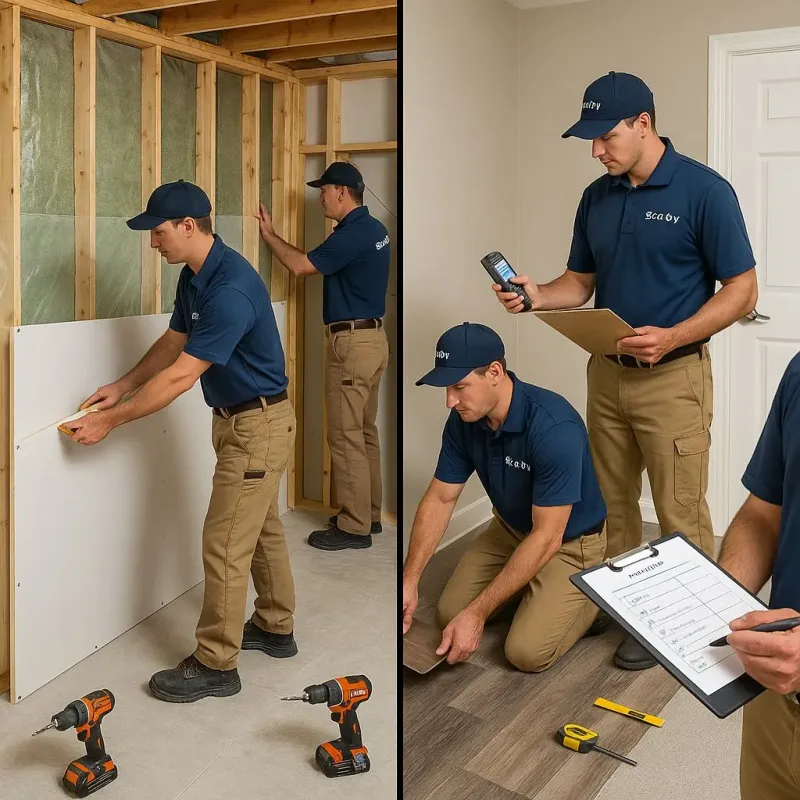 Repairs and Reconstruction process in Pilot Point, TX